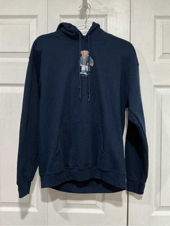 Gildan Tops - 💙 Gildan Navy Teddy Bear Ann Arbor Michigan Hooded Sweatshirt Hoodie (01293)